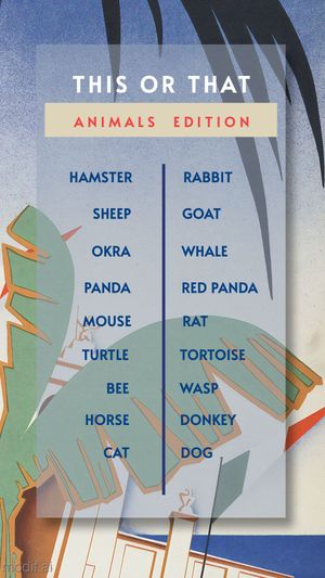 Animals Themed This or That Instagram Story Template
