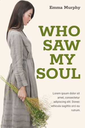 Biography Book Light Cover Template