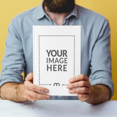 Simple Book Cover Mockup Template 