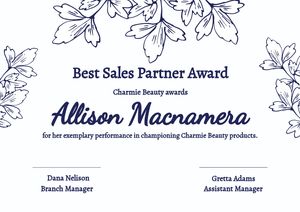 Certificate Best Sales Template