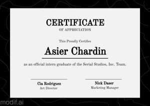 Certificate Of Appreciation Template
