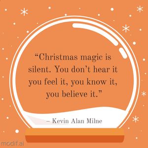 Christmas Quote Template in Glass Ball