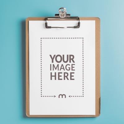Clipboard Page Mockup Generator for Advertisement