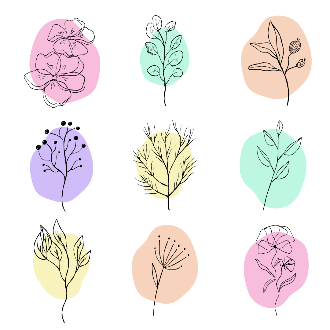 Hand Drawn Flowers