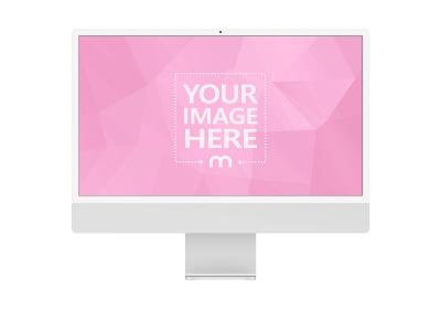 iMac 24 Mockup Generator Template