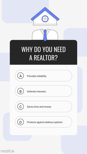 Instagram Story Template With Real Estate Poll