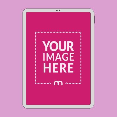 iPad Air Outline Vector Mockup Template