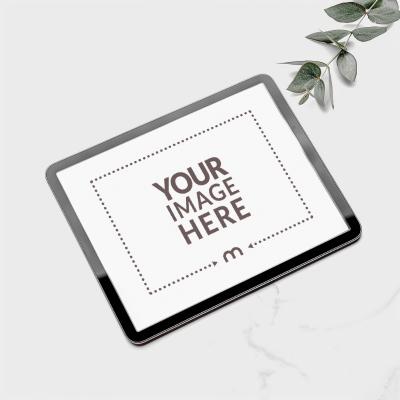 iPad Mockup with Minimalistic Background
