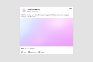 LinkedIn Post Mockup