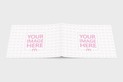 Magazine Landscape A4 Back Cover Mockup