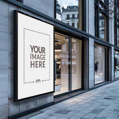 Mockup of Outdoor Digital Banner Ad