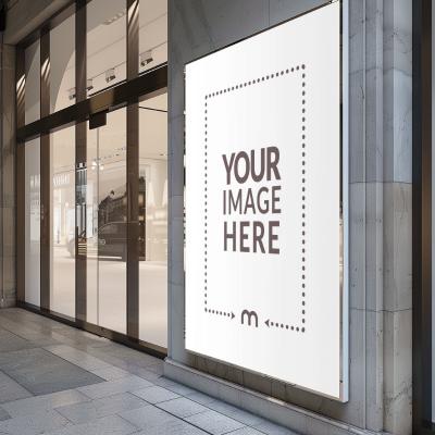 Outdoor Retail Digital Banner Mockup for Shops