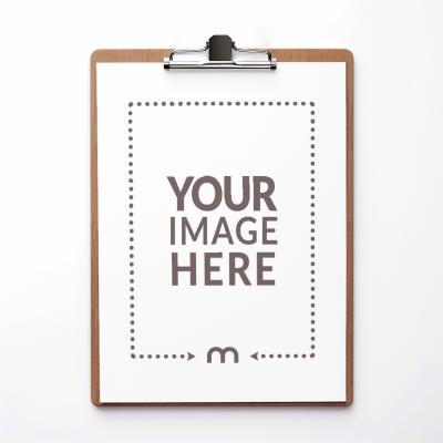 Paper and Document Mockup On a Clipboard