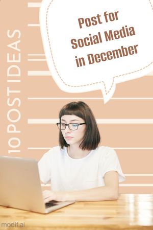 Pinterest Pin Template With a Girl At The Computer