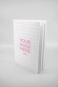 Standing Paperback Book Mockup