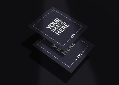 Two Floating Flyers Mockup Generator