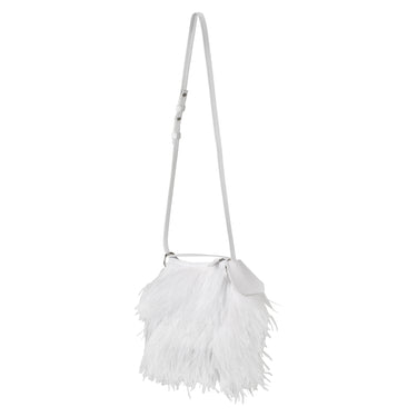WHITE FEATHER BAG marques almeida
