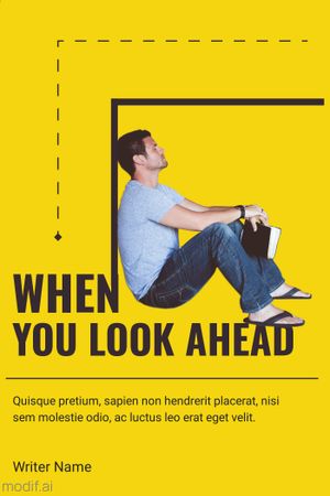 Yellow Book Cover Design Template
